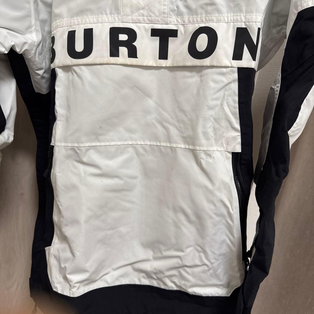 BURTON スノーボードジャケット ホワイト/ブラック