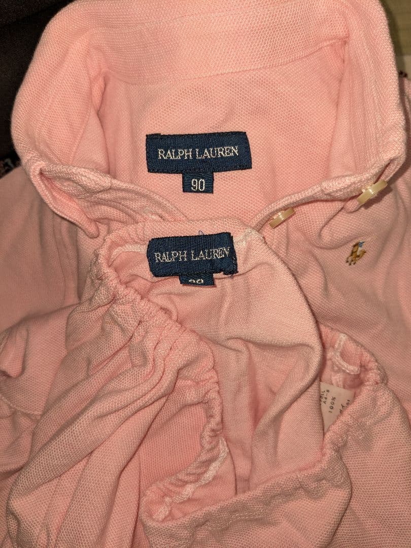 【未着用】Ralph Lauren ピンク ワンピース 90