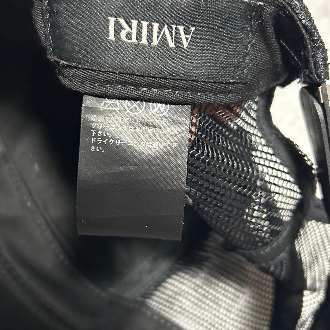 Amiri メッシュキャップ ロゴ ブラック