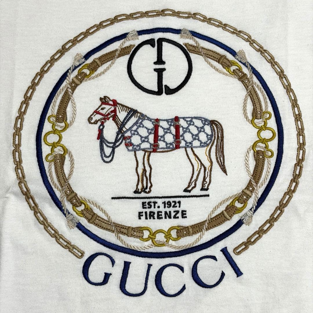 GUCCI グッチ インターロッキングG コットンジャージー Tシャツ S