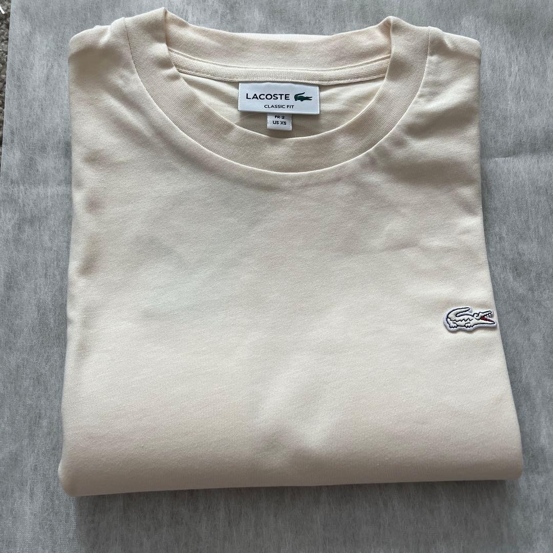 LACOSTE ベージュ Tシャツ サイズ2