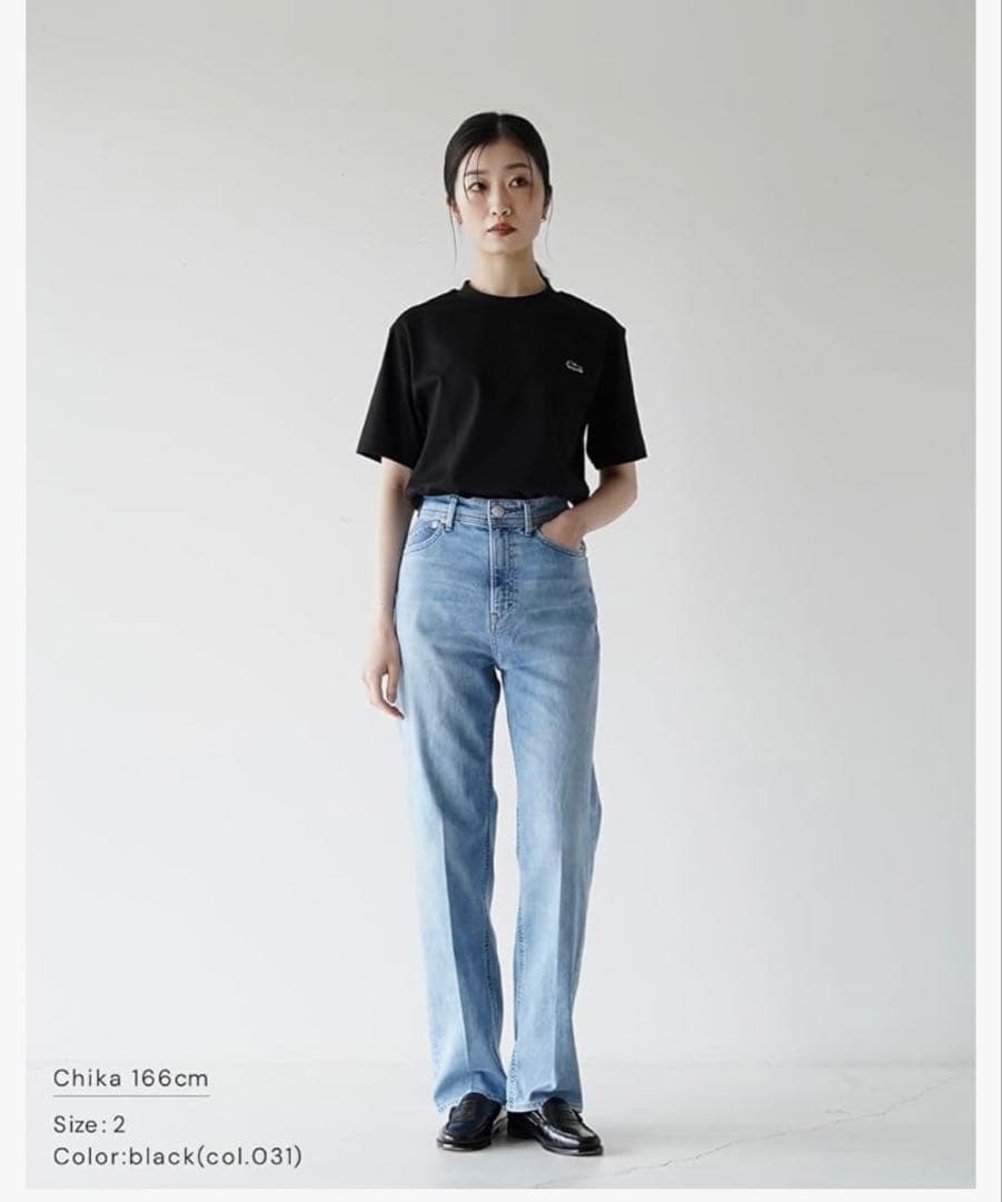 LACOSTE ベージュ Tシャツ サイズ2
