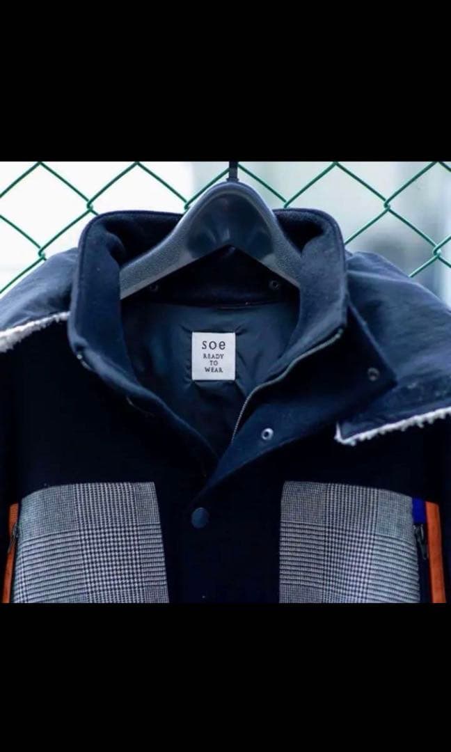 【soe】STUDIOS限定別注Wool Guide Parka ボア切り替え