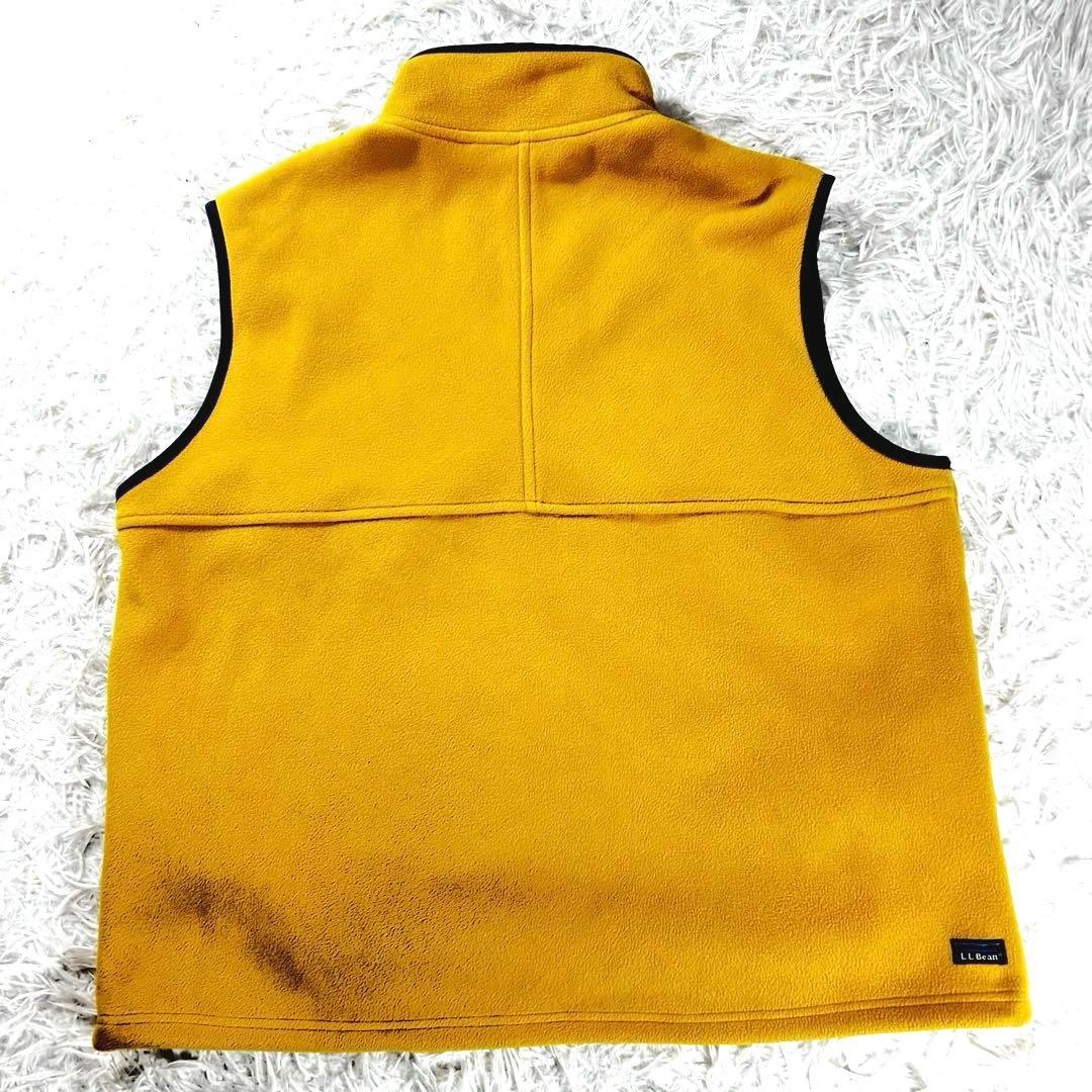 未使用級✨ L.L.Bean Solon Fleece vest CORN 黄色