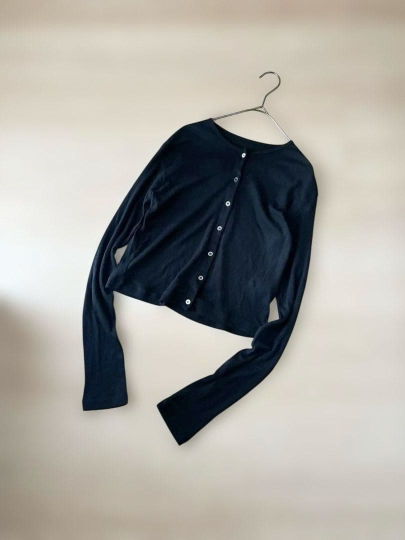 専用　Plage プラージュ　SHEER RIB CROPPED カーディガン