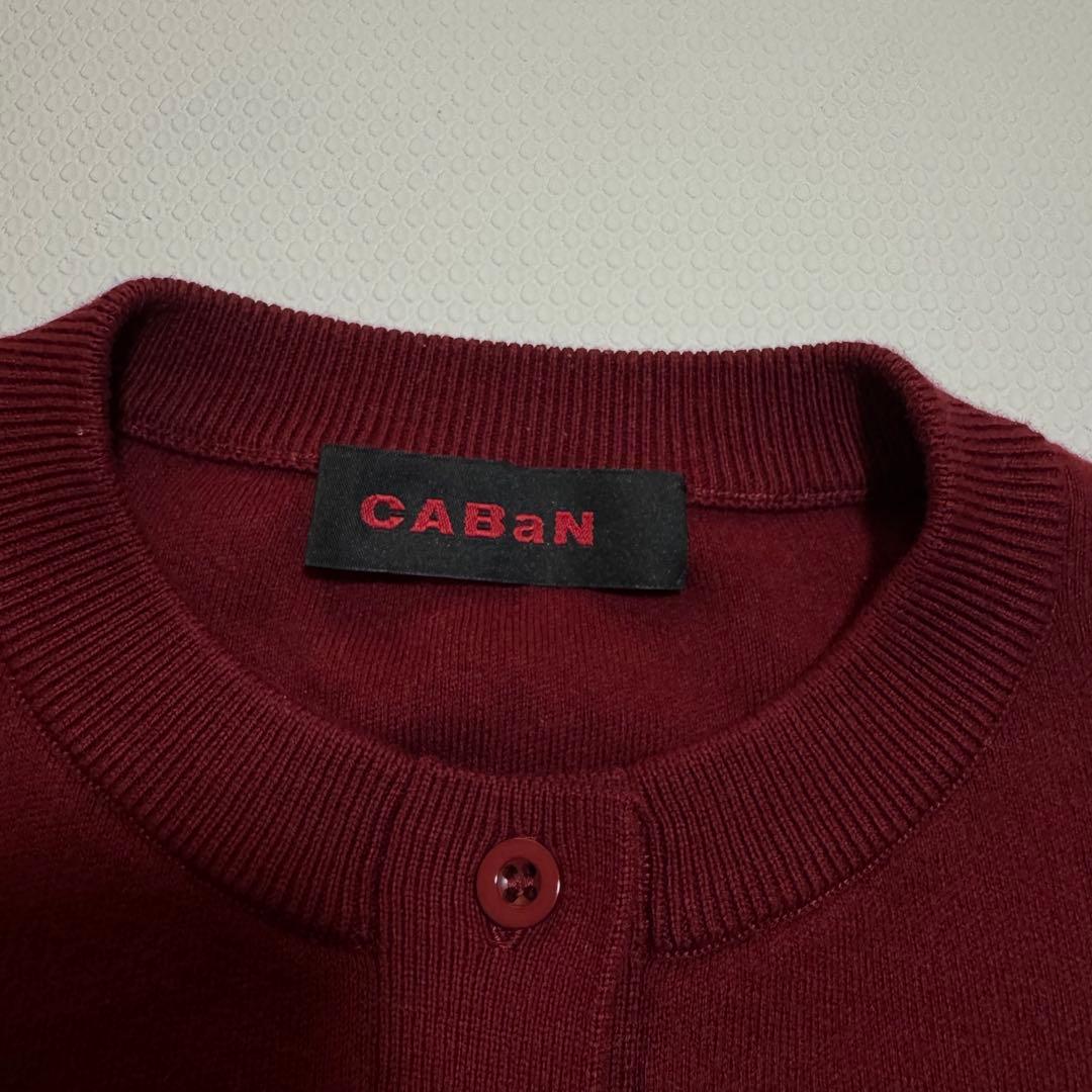 キャバン CABaN カーディガン コットンカシミヤクルーネックカーディガン
