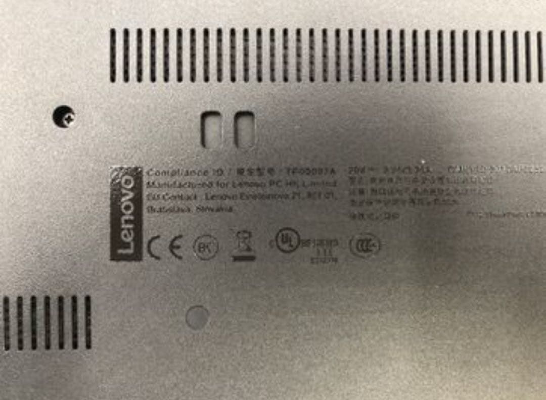 Lenovoノート 第8i5/8GB/SSD256/Webカメラ/OS無