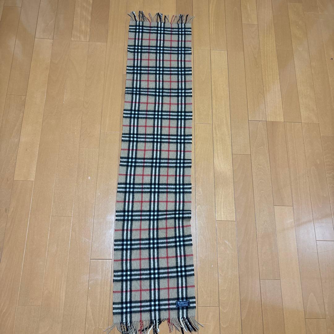 Burberrys カシミヤ100% チェックマフラー