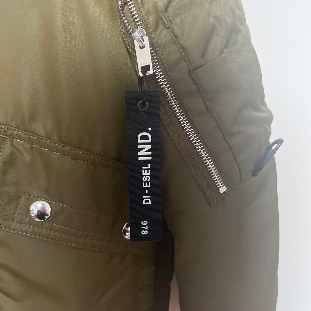最終値下げ　『希少•美品』　DIESEL ボアMA1ジャケット　オリーブ