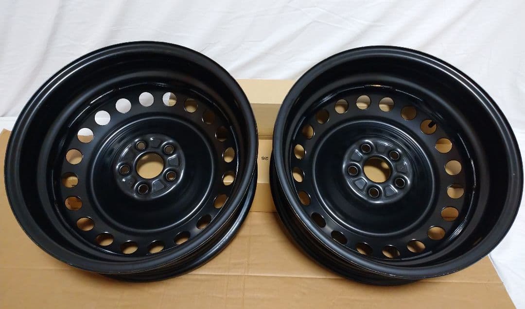 甘党★②トヨタ 鉄 ホイール 16×5.5J 5穴 新車外し一部傷歪み等有