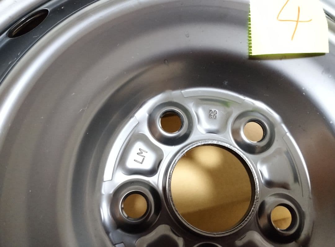 甘党★②トヨタ 鉄 ホイール 16×5.5J 5穴 新車外し一部傷歪み等有