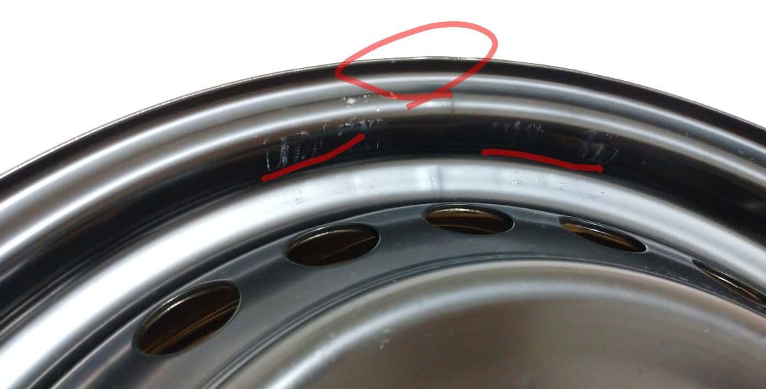 甘党★②トヨタ 鉄 ホイール 16×5.5J 5穴 新車外し一部傷歪み等有