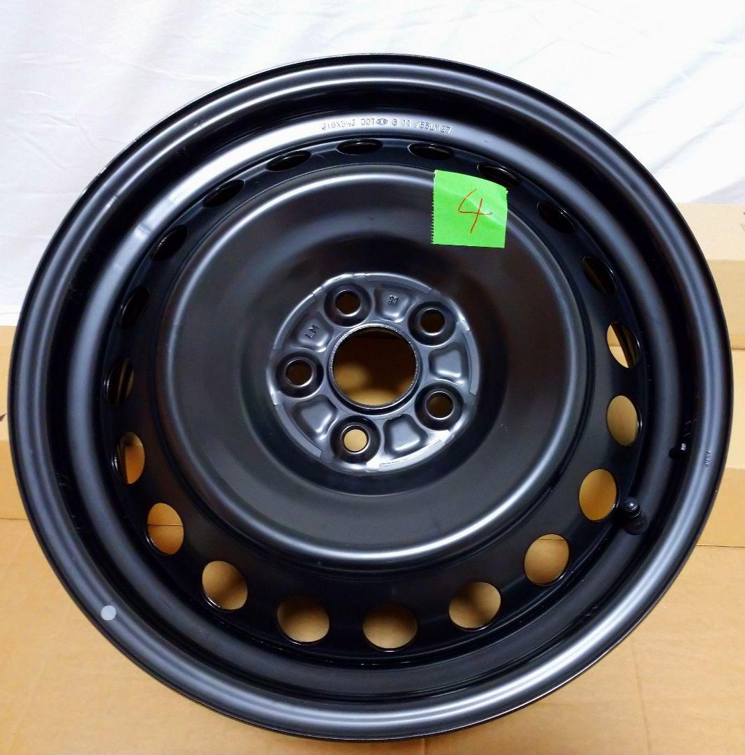 甘党★②トヨタ 鉄 ホイール 16×5.5J 5穴 新車外し一部傷歪み等有