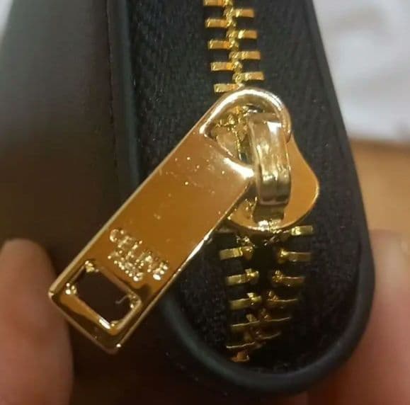 CELINE 二つ折り財布 ケース カードケース 黒