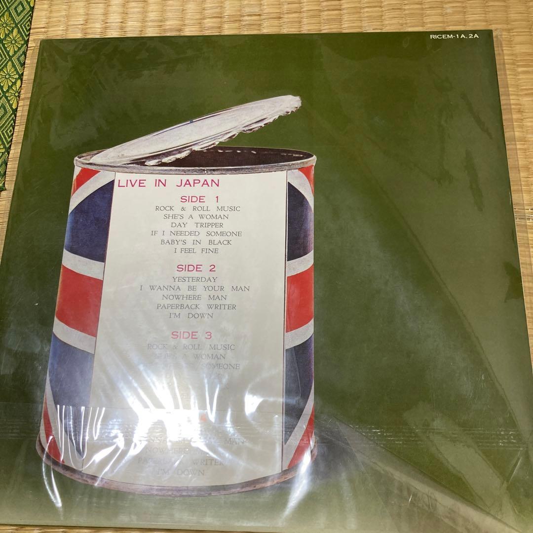 洋楽 The beatles live in japan white