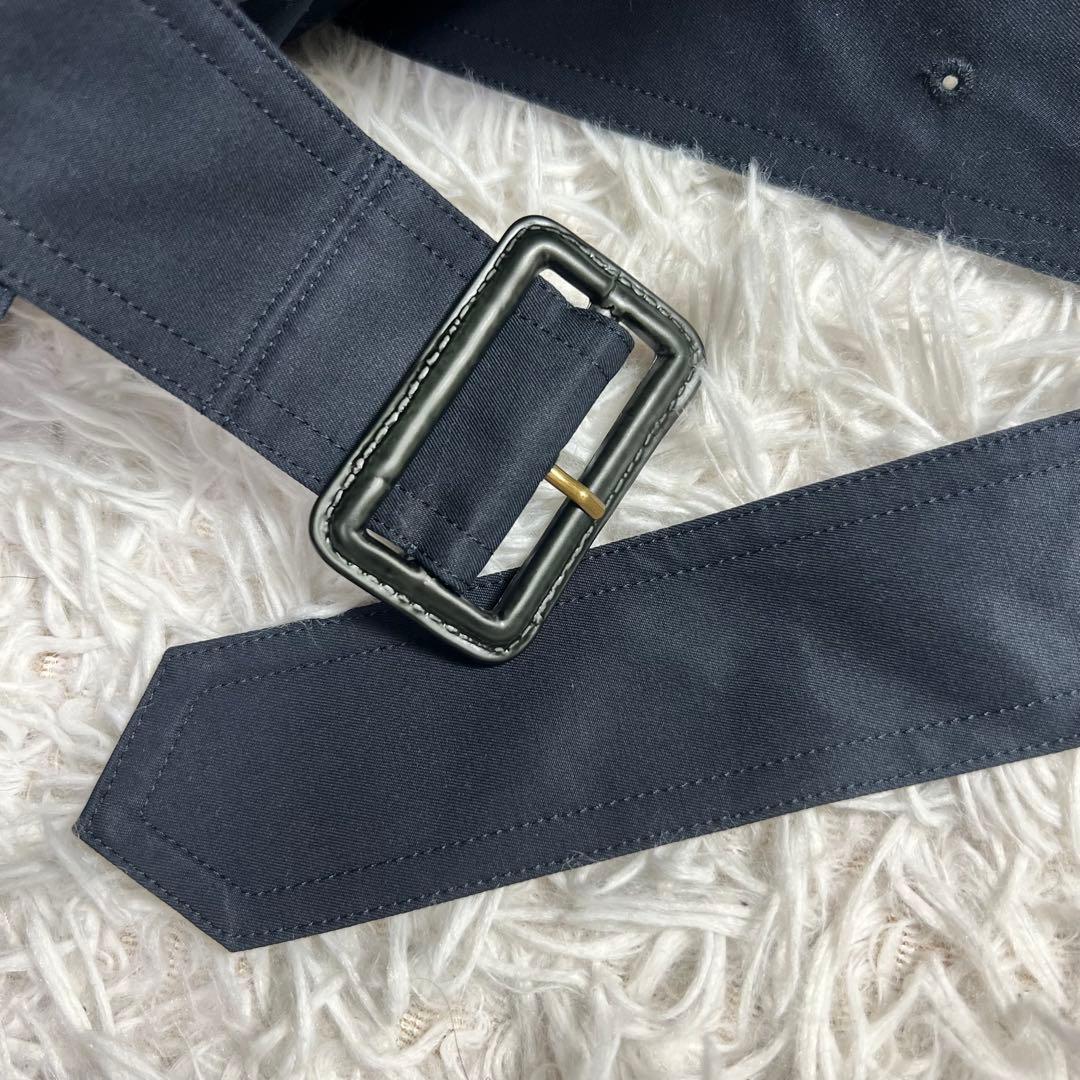美品 ROPE 4wayトレンチコート ラクーンファー ライナー ネイビー 38