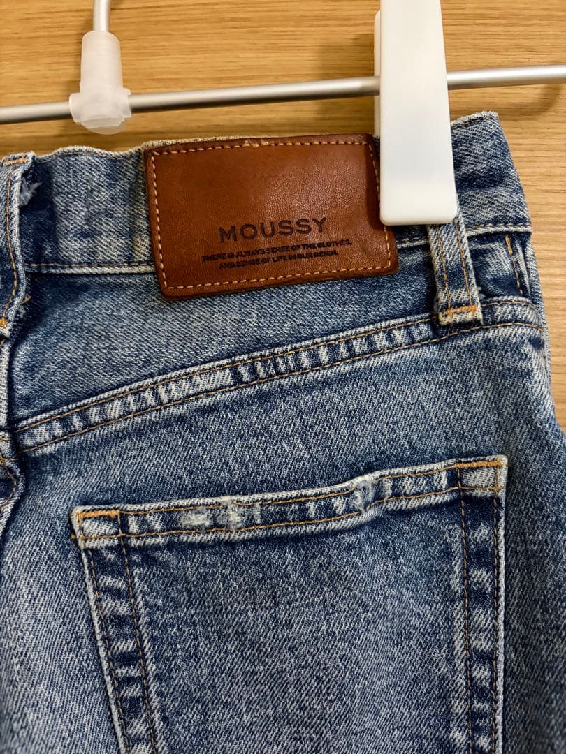 MOUSSY MVS FLARE デニム 24 ロングタイプ