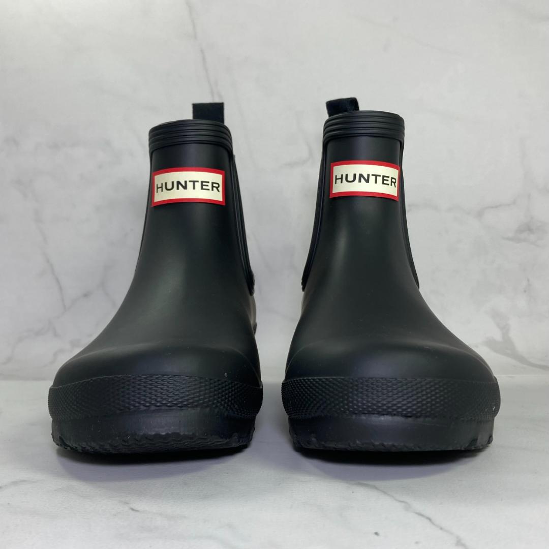 【極美品】HUNTER チェルシーブーツ レインブーツ 22㎝ ブラック