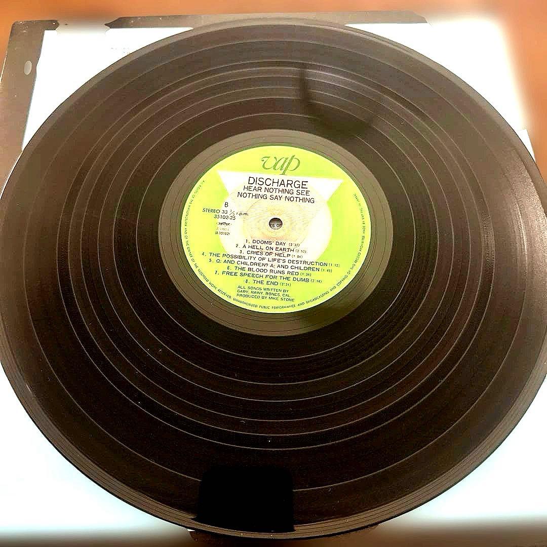 ディスチャージ日本デビュー盤LPレコード