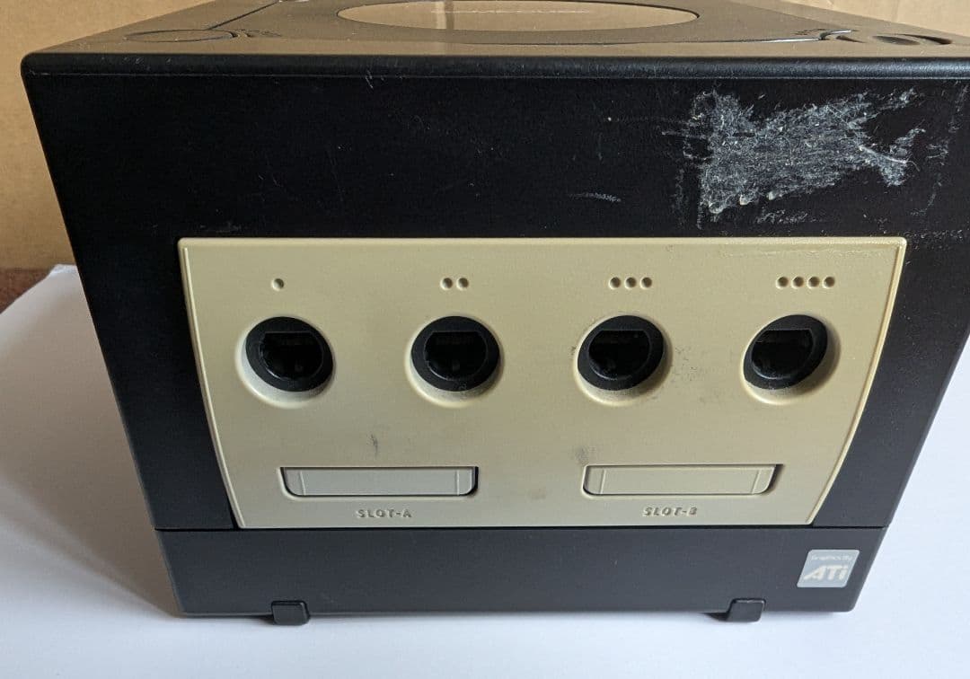 【動作・電源確認済み】ゲームキューブ ブラック 本体 セット メモリーカード付き