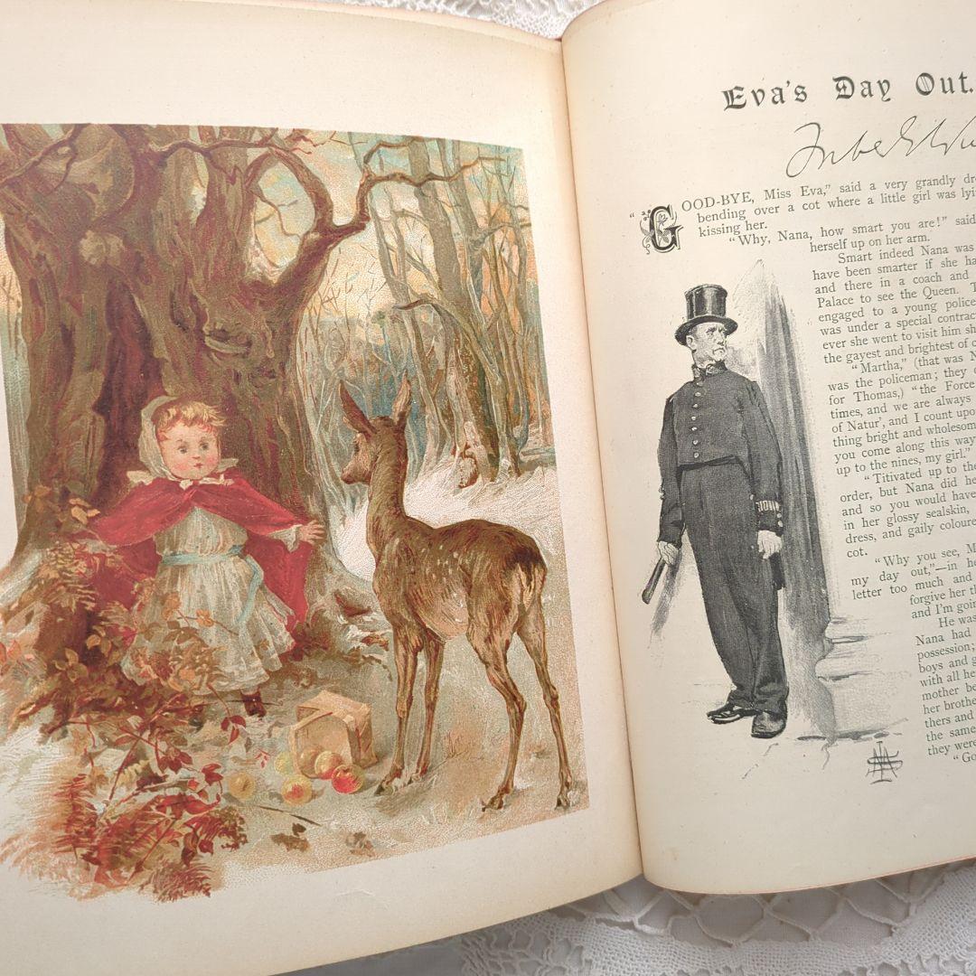稀少1892アンティーク絵本 初版 洋書 児童書 ヴィクトリアン ヴンテージ