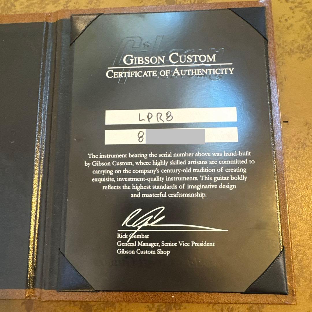 Gibson Custom Shop 1958 Les Paul 2012年