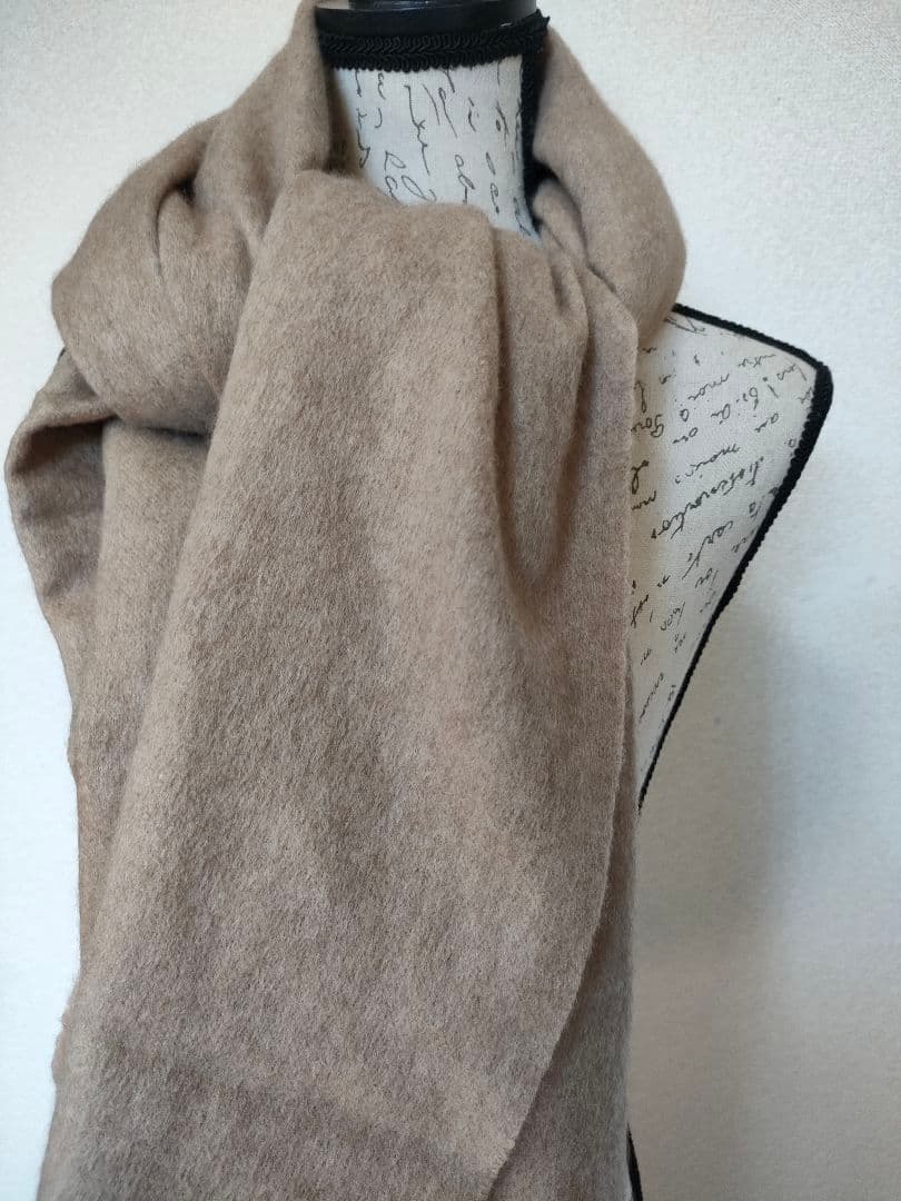 超美品　シャルルジョルダン　大判マフラー　カシミヤ　ストール