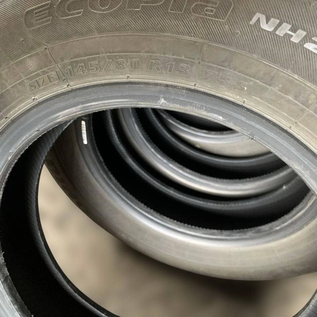 サマータイヤ 145/80R13 ブリヂストン ECOPIA （青912）