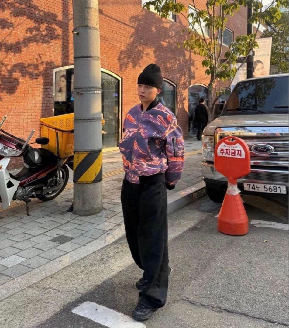 ジャケット・アウター STUSSY TIRGIS CANVAS BOMBER JACKET
