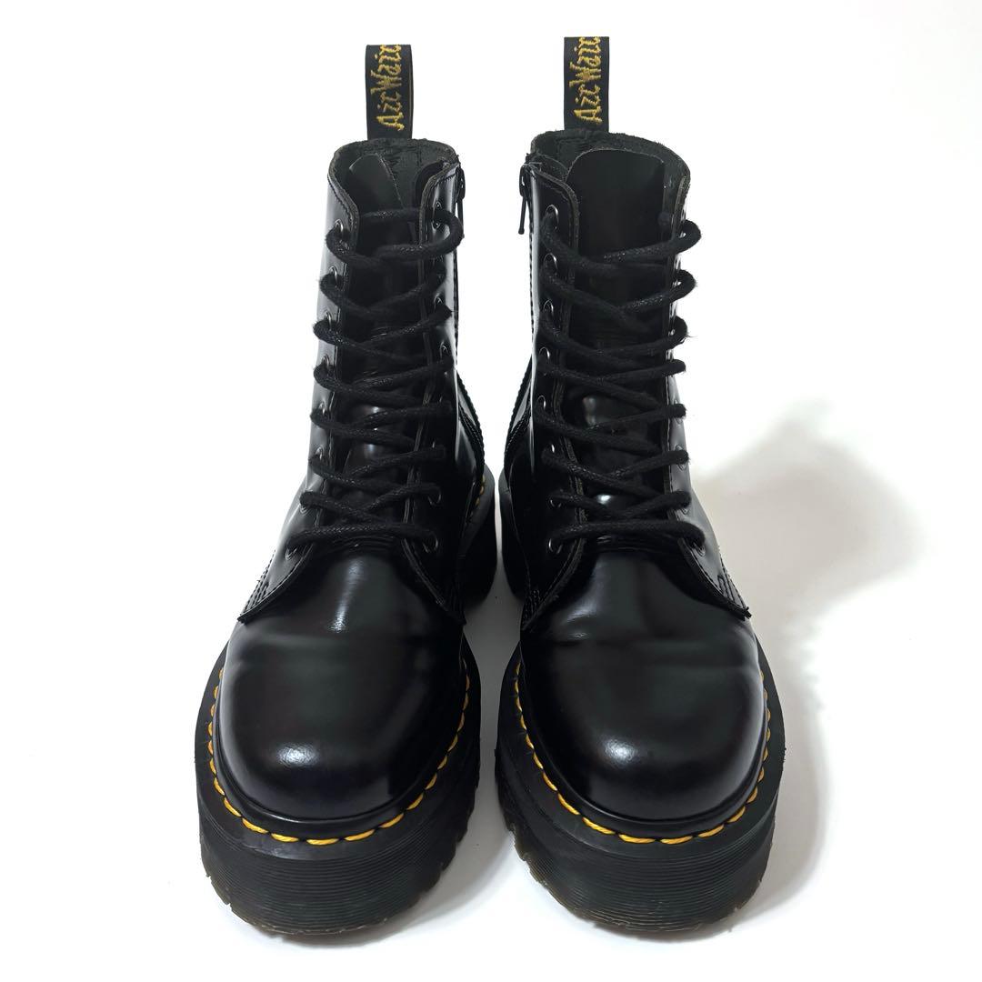 【極美品】Dr. Martens厚底 8ホール JADON ブラック ブーツ