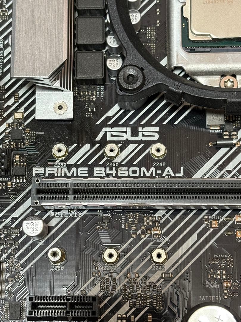 Intel Core i5-10400 / ASUS B460M-AJ ガレリア