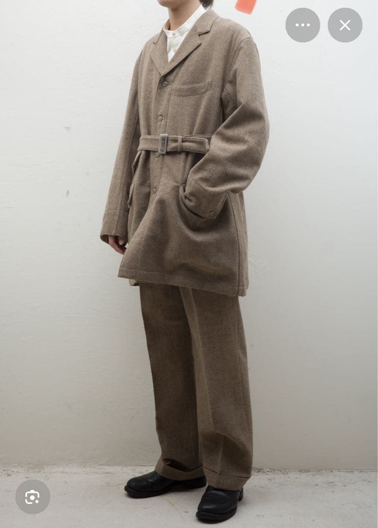 ジャケット・アウター T.T Taiga Takahashi BELTED ENGINEER COAT