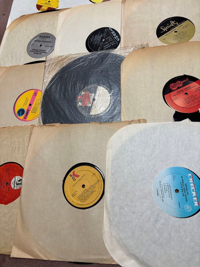 ジャケット無し　BLUES SOUL レコード 18枚