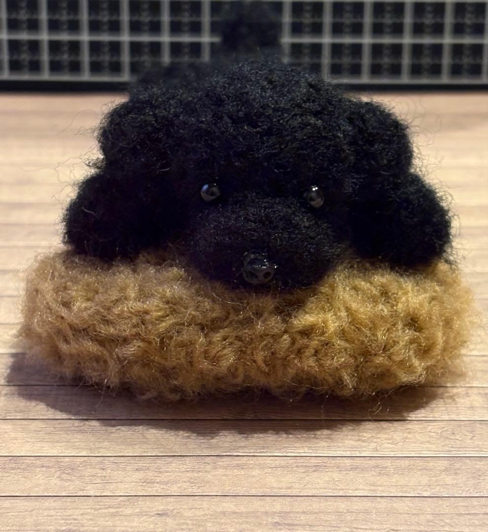 羊毛フェルト 毛糸 トイプードル（ブラック）専用❣️