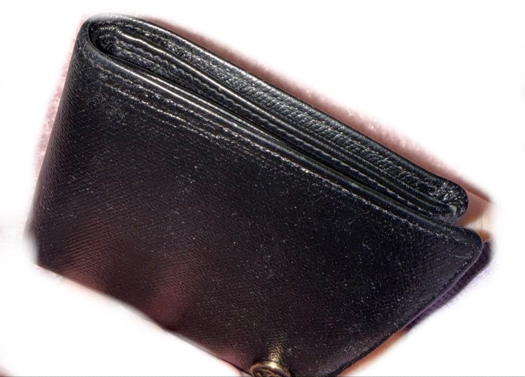⭐️売り切りたい為価格相談可⭐️ココボタン　二折財布 シャネル ブラックCHANEL