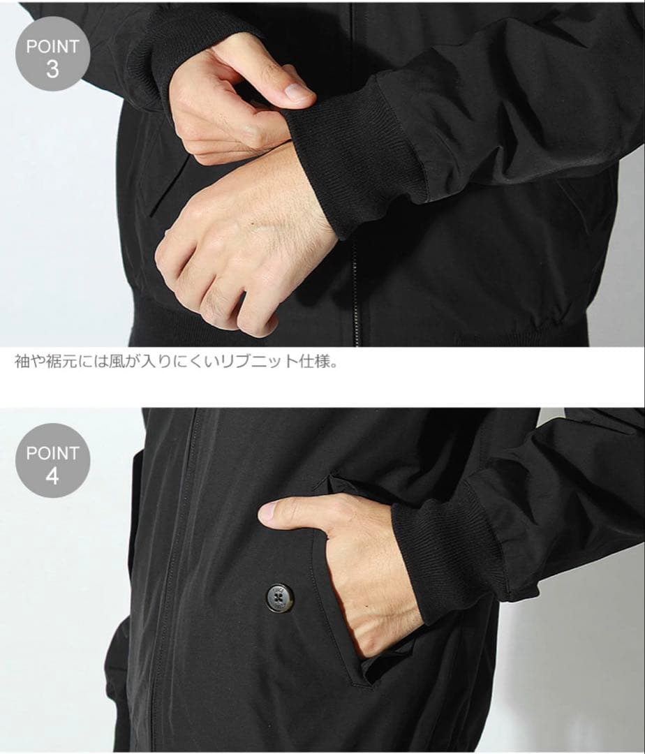 BARACUTA バラクータ　G9 ハリントンジャケット　ブラック　42