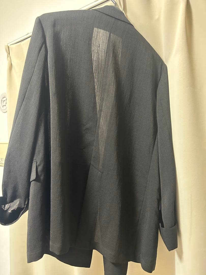 green label relaxing シアーエアジャケット　ブラック　完売品