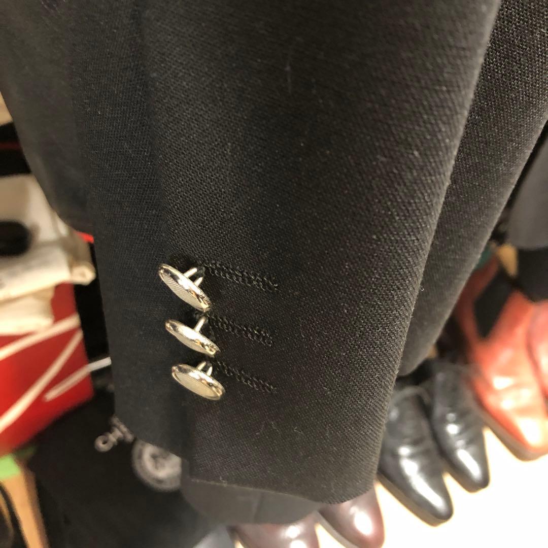 sean　ゼニア生地　美品　黒のブレザー