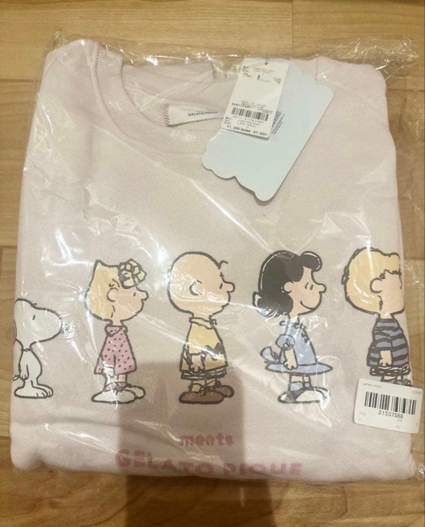 gelato pique PEANUTS スヌーピー 裏毛プルオーバー 新品