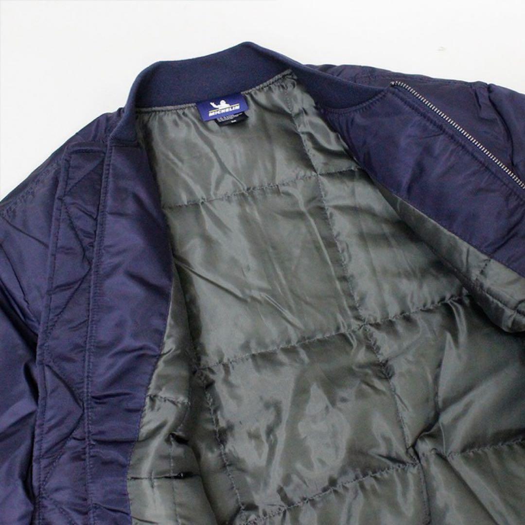 【新品・公認】MICHELINミシュラン フライトジャケット MA-1 ネイビー