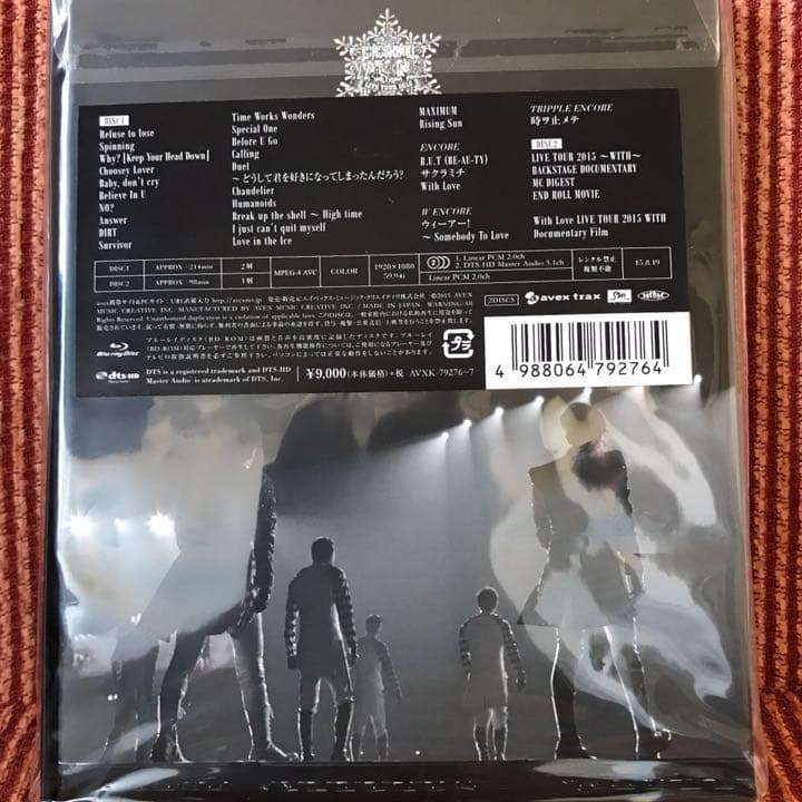 〈東方神起〉『LIVE TOUR 2015 WITH〈初回限定盤・2枚組〉』