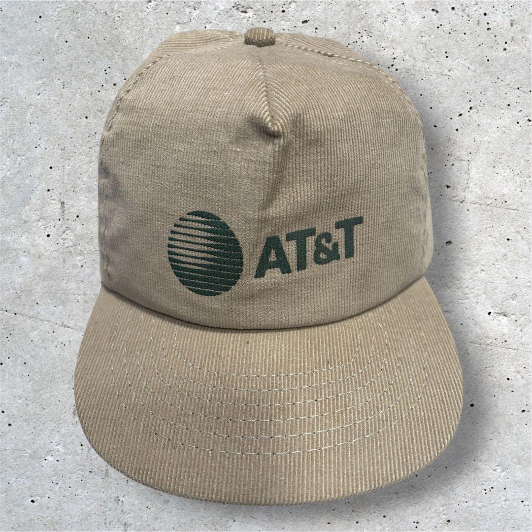 USA製 AT&T コーデュロイ ビンテージ ベースボールキャップ