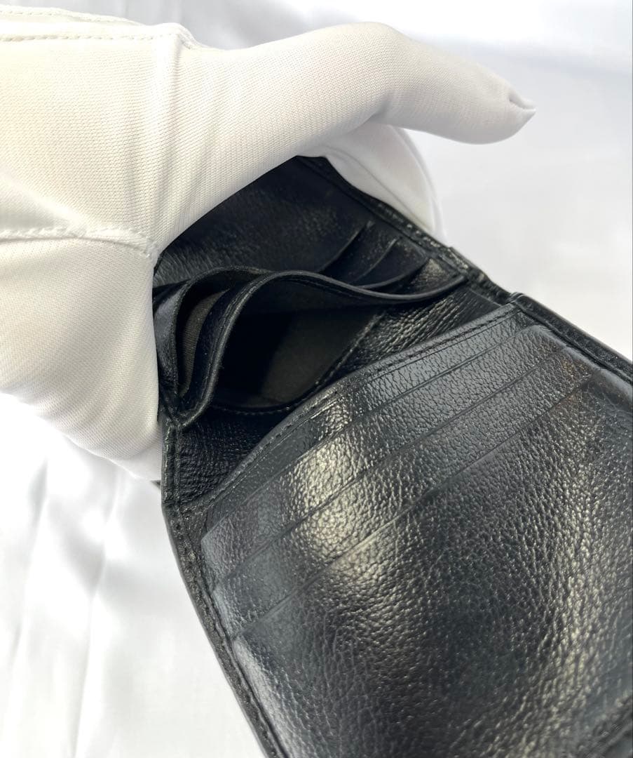 CHANEL シャネル 3つ折り財布 カメリアフラワーCCロゴ