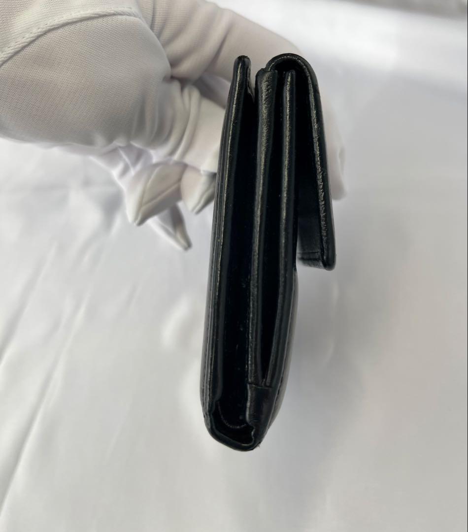 CHANEL シャネル 3つ折り財布 カメリアフラワーCCロゴ
