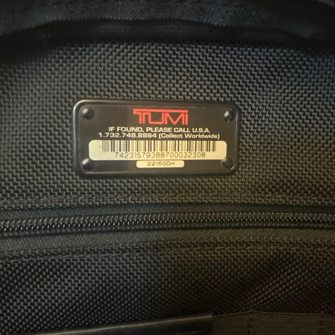 TUMI ブラック ボストンバッグ 22150DH セイント