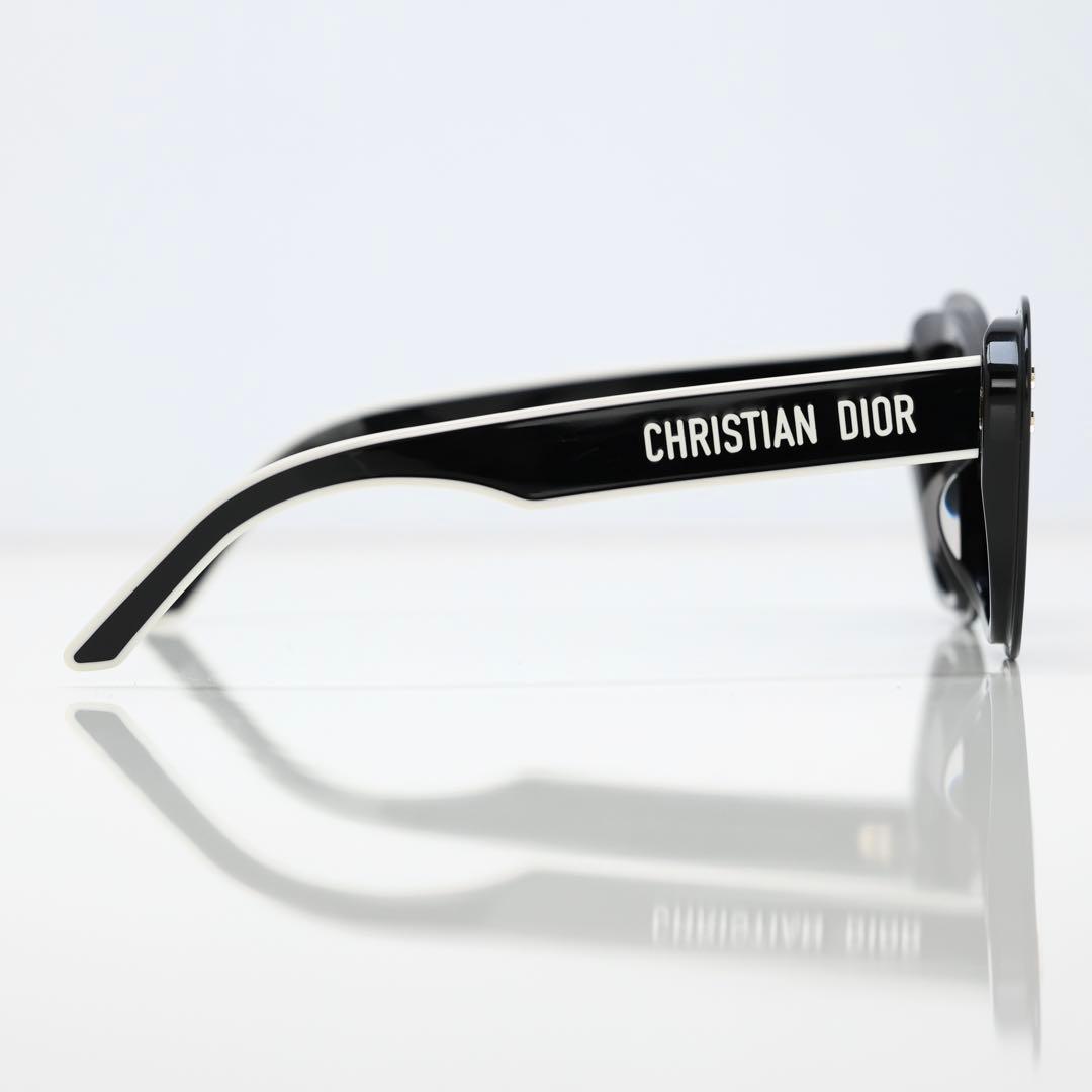 美品✨ケース付き✨Dior ディオール サングラス キャッツアイ スター装飾