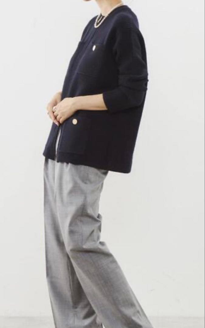 l'heritage martinique ジップアップカーディガン