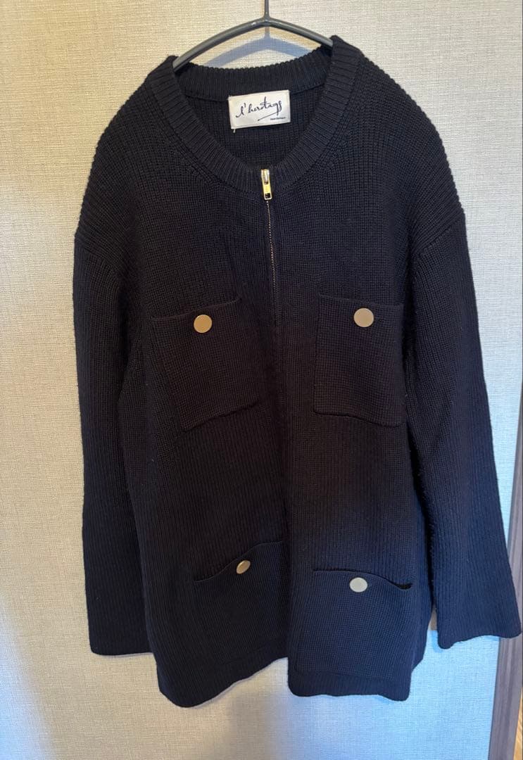 l'heritage martinique ジップアップカーディガン