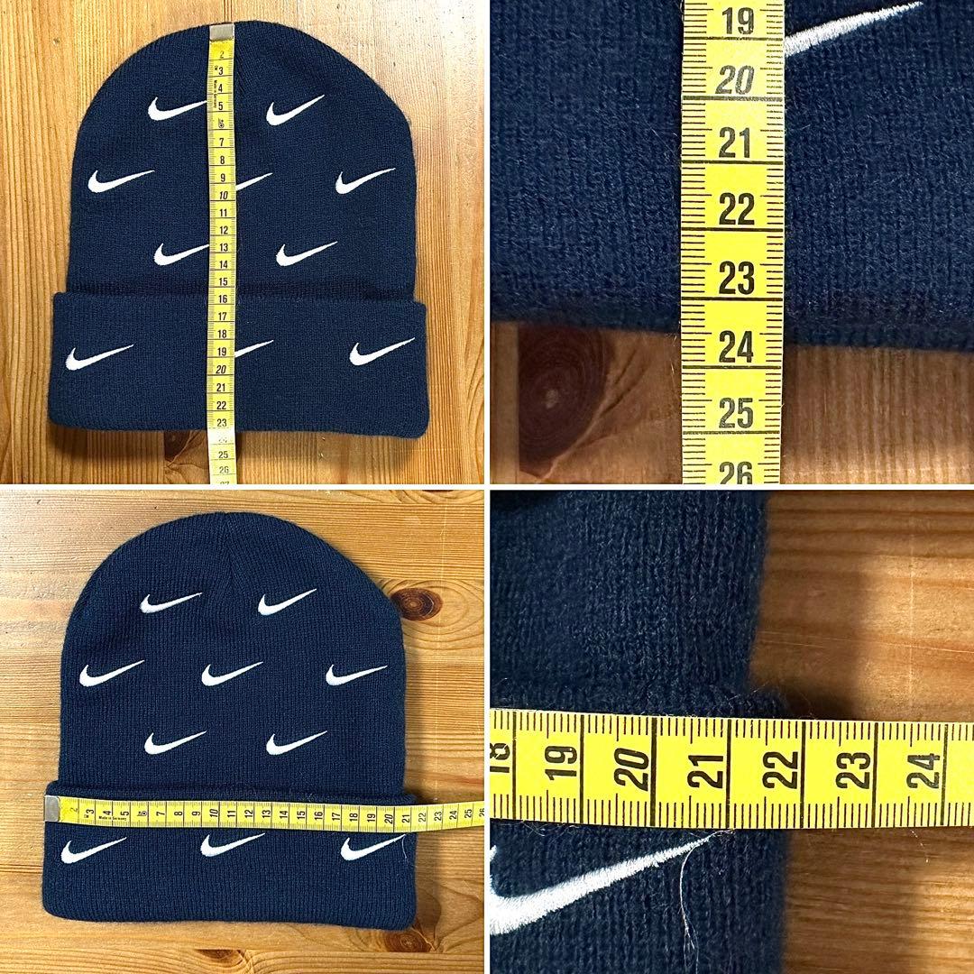 ☆美品☆ NIKE ALL OVER SWOOSH STITCHED ビーニー