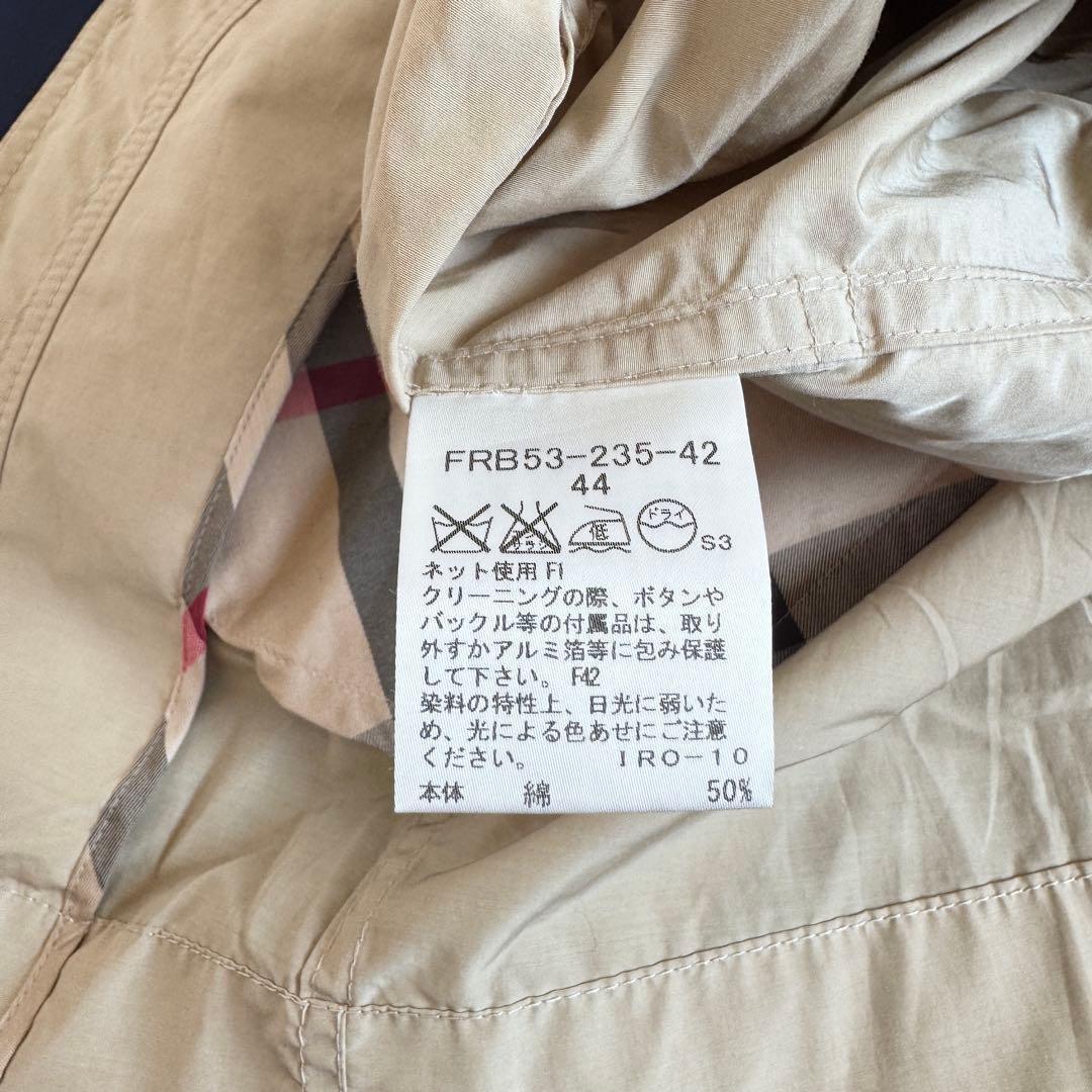 専用　2XL　バーバリーロンドン　シングルトレンチコート　ノバチェック　ベージュ